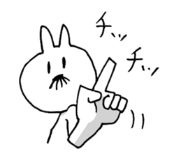 Beard rabbit dog no.1 sticker #6070579