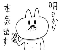 Beard rabbit dog no.1 sticker #6070585