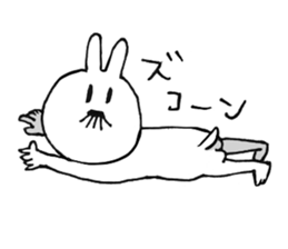 Beard rabbit dog no.1 sticker #6070593