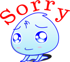 Lovely drop people sticker #6070789