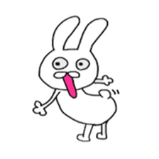 Funny Rabbits (Taiwan sticker #6070829
