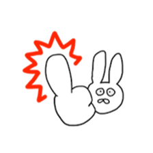 Funny Rabbits (Taiwan sticker #6070843