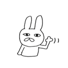 Funny Rabbits (Taiwan sticker #6070849