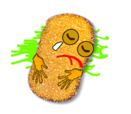 Japanese food tonkatu sticker #6070899