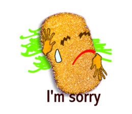 Japanese food tonkatu sticker #6070901