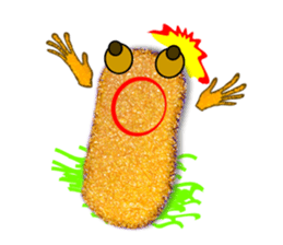 Japanese food tonkatu sticker #6070907