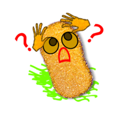 Japanese food tonkatu sticker #6070915