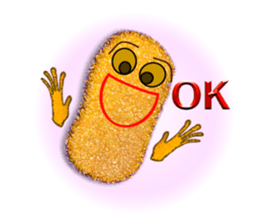 Japanese food tonkatu sticker #6070916