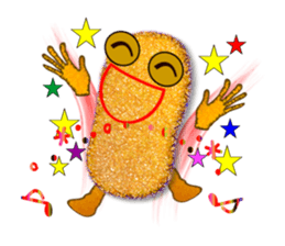 Japanese food tonkatu sticker #6070921