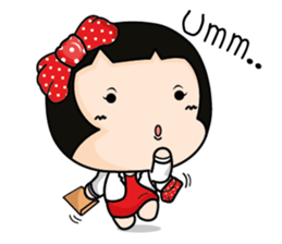 Aromi a cute office lady (Eng) sticker #6070976