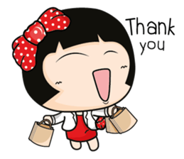 Aromi a cute office lady (Eng) sticker #6070985