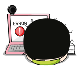 Aromi a cute office lady (Eng) sticker #6070987