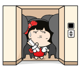 Aromi a cute office lady (Eng) sticker #6070988