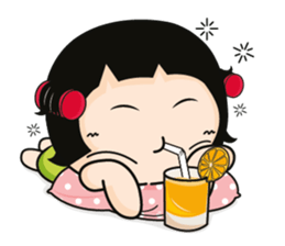 Aromi a cute office lady (Eng) sticker #6070990