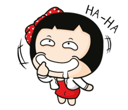 Aromi a cute office lady (Eng) sticker #6071005