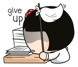 Aromi a cute office lady (Eng) sticker #6071010