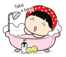 Aromi a cute office lady (Eng) sticker #6071013