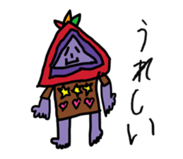 5-year-old wrote face Part2 sticker #6071045