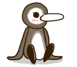 Penguin and Duck sticker #6072164
