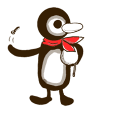 Penguin and Duck sticker #6072166