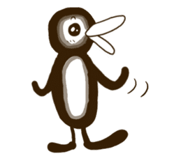 Penguin and Duck sticker #6072170