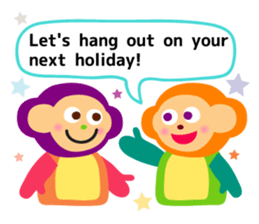 Daily life of animal and a fairy. 3(E) sticker #6073141