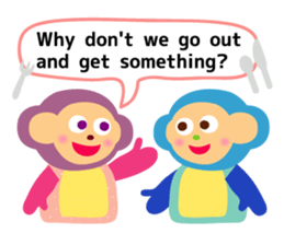 Daily life of animal and a fairy. 3(E) sticker #6073142