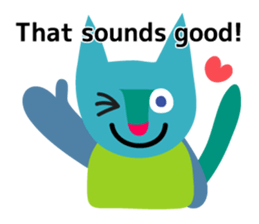 Daily life of animal and a fairy. 3(E) sticker #6073144