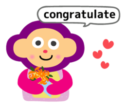 Daily life of animal and a fairy. 3(E) sticker #6073148