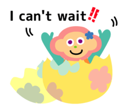 Daily life of animal and a fairy. 3(E) sticker #6073168