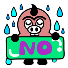 Swaggering man "TAMAE" sticker #6073349