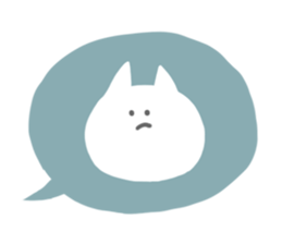 A face of a cat sticker #6073501