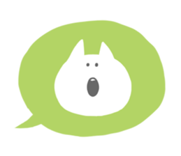 A face of a cat sticker #6073502