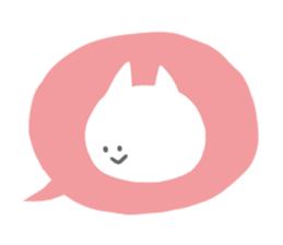 A face of a cat sticker #6073503