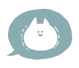 A face of a cat sticker #6073506