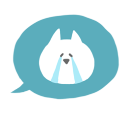 A face of a cat sticker #6073509