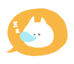 A face of a cat sticker #6073511