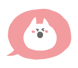 A face of a cat sticker #6073518