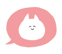 A face of a cat sticker #6073527