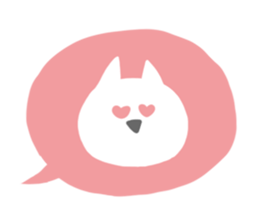 A face of a cat sticker #6073528