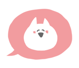 A face of a cat sticker #6073531