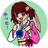 Yosakoi Girl sticker #6073961