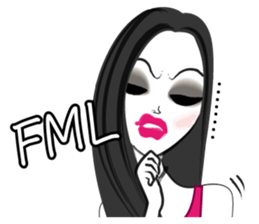 I'm a Super Model-2 (EN) sticker #6074214