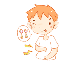 NuNgai Playful Boy sticker #6075081