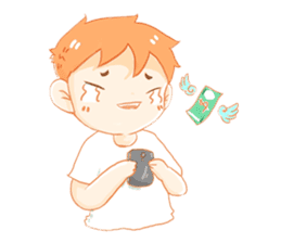 NuNgai Playful Boy sticker #6075085