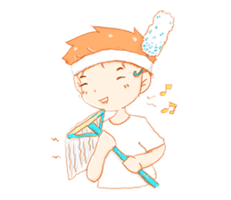 NuNgai Playful Boy sticker #6075101