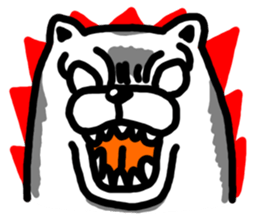 Karate White Bear 2 sticker #6075306