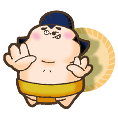 sumo trick Sticker