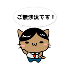 Business cat - busy-nyan sticker #6075518