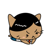 Business cat - busy-nyan sticker #6075526